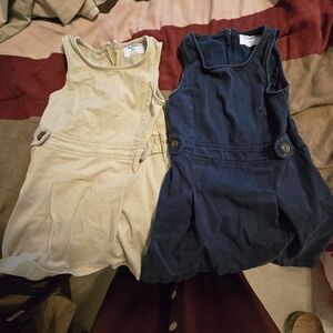 Old Navy Kids Casual Dresses in Beige and Navy